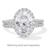 Thumbnail Image 4 of 3-1/2 CT. T.W. Oval Certified Lab-Grown Diamond Frame Engagement Ring in 14K White Gold (F/VS2)