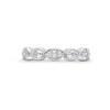 Thumbnail Image 4 of 1-1/2 CT. T.W. Multi-Shaped Certified Lab-Grown Diamond Bezel-Set Anniversary Band in 14K White Gold (F/VS2)
