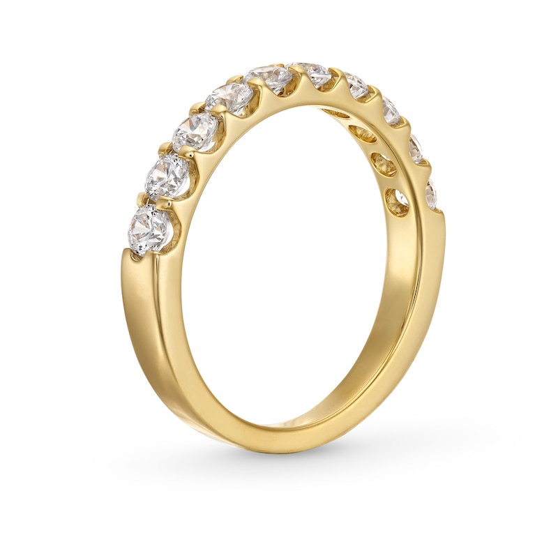 Main Image 2 of 7/8 CT. T.W. Diamond Ten Stone Anniversary Band in 10K Gold