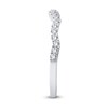 Thumbnail Image 8 of 1-1/8 CT. T.W. Oval Multi-Diamond Frame Twist Shank Bridal Set in 14K White Gold