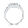 Thumbnail Image 2 of 1 CT. T.W. Multi-Diamond Square-Top Ring in 14K White Gold