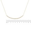 Thumbnail Image 3 of 1 CT. T.W. Diamond Curved Bar Necklace in 10K Gold