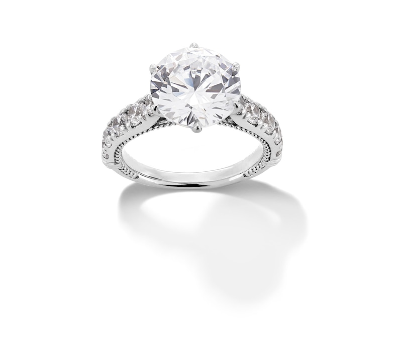 Main Image 1 of 6 CT. T.W. Certified Lab-Grown Diamond Engagement Ring in 14K White Gold (F/VS2)