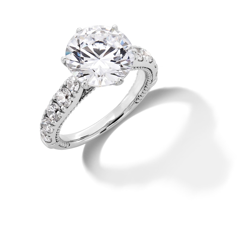 Main Image 3 of 6 CT. T.W. Certified Lab-Grown Diamond Engagement Ring in 14K White Gold (F/VS2)