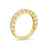 Thumbnail Image 3 of 1-1/2 CT. T.W. Certified Lab-Grown Diamond Bezel-Set Twelve Stone Scallop Edge Anniversary Band in 14K Gold (F/VS2)