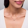 Thumbnail Image 2 of 1 CT. T.W. Certified Lab-Grown Diamond Bezel-Set Station Necklace in 14K Gold (F/SI2)