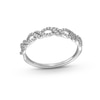 Thumbnail Image 1 of 1/15 CT. T.W. Diamond Double Twist Stackable Anniversary Band in 10K White Gold
