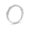 Thumbnail Image 3 of 1/15 CT. T.W. Diamond Double Twist Stackable Anniversary Band in 10K White Gold