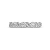 Thumbnail Image 4 of 1/15 CT. T.W. Diamond Double Twist Stackable Anniversary Band in 10K White Gold