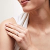 Thumbnail Image 2 of 1/15 CT. T.W. Diamond Art Deco Vintage-Style Stackable Anniversary Band in 10K White Gold