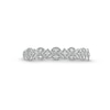 Thumbnail Image 4 of 1/15 CT. T.W. Diamond Art Deco Vintage-Style Stackable Anniversary Band in 10K White Gold