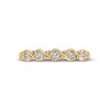 Thumbnail Image 4 of 1/15 CT. T.W. Diamond Cascading Stackable Anniversary Band in 10K Gold