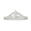 Thumbnail Image 3 of 1/10 CT. T.W. Diamond Quinceañera “15” Crown Ring in Sterling Silver
