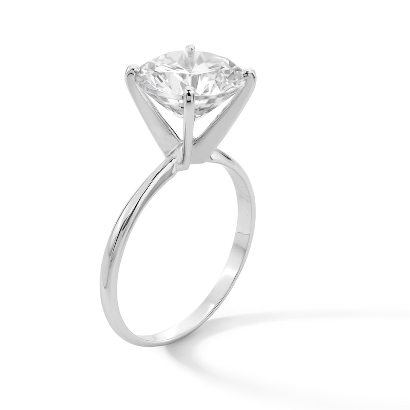 Main Image 3 of 4 CT. Certified Lab-Grown Diamond Solitaire Engagement Ring in 14K White Gold (F/VS2)