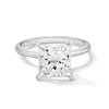 Thumbnail Image 1 of 3 CT. Princess-Cut Certified Lab-Grown Diamond Solitaire Engagement Ring in 14K White Gold (F/VS2)