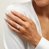 Thumbnail Image 2 of 1-1/3 CT. T.W. Certified Lab-Grown Diamond Frame Engagement Ring in 10K White Gold (F/SI2)