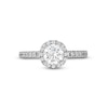 Thumbnail Image 4 of 1-1/3 CT. T.W. Certified Lab-Grown Diamond Frame Engagement Ring in 10K White Gold (F/SI2)