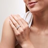 Thumbnail Image 2 of 2 CT. T.W. Oval Certified Lab-Grown Diamond Seven Stone Anniversary Band in 14K White Gold (F/SI2)