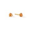 Thumbnail Image 1 of Citrine Solitaire Martini Stud Earrings in 10K Gold