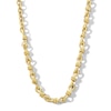 Thumbnail Image 1 of Zales x SOKO 6.5mm Miji Link Necklace in Brass with 24K Gold Plate - 17.6"