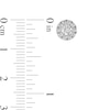Thumbnail Image 2 of 1 CT. T.W. Certified Lab-Grown Diamond Frame Stud Earrings in Sterling Silver (I/SI2)
