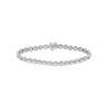 Thumbnail Image 3 of 5 CT. T.W. Lab-Grown Diamond Bubbles Tennis Bracelet in 10K White Gold (I/SI2)
