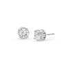 Thumbnail Image 1 of 2 CT. T.W. Certified Lab-Grown Diamond Solitaire Stud Earrings in 10K White Gold (I/SI2)