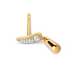 Thumbnail Image 3 of PDPAOLA™ at Zales Cubic Zirconia Teardrop Earrings in Sterling Silver with 18K Gold Plate