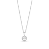 Thumbnail Image 1 of 1/2 CT. T.W. Certified Lab-Grown Diamond Open Frame Pendant in Sterling Silver (I/SI2)