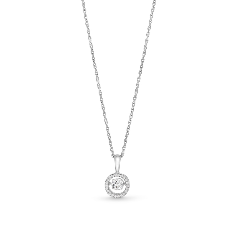 Main Image 1 of 1/2 CT. T.W. Certified Lab-Grown Diamond Open Frame Pendant in Sterling Silver (I/SI2)
