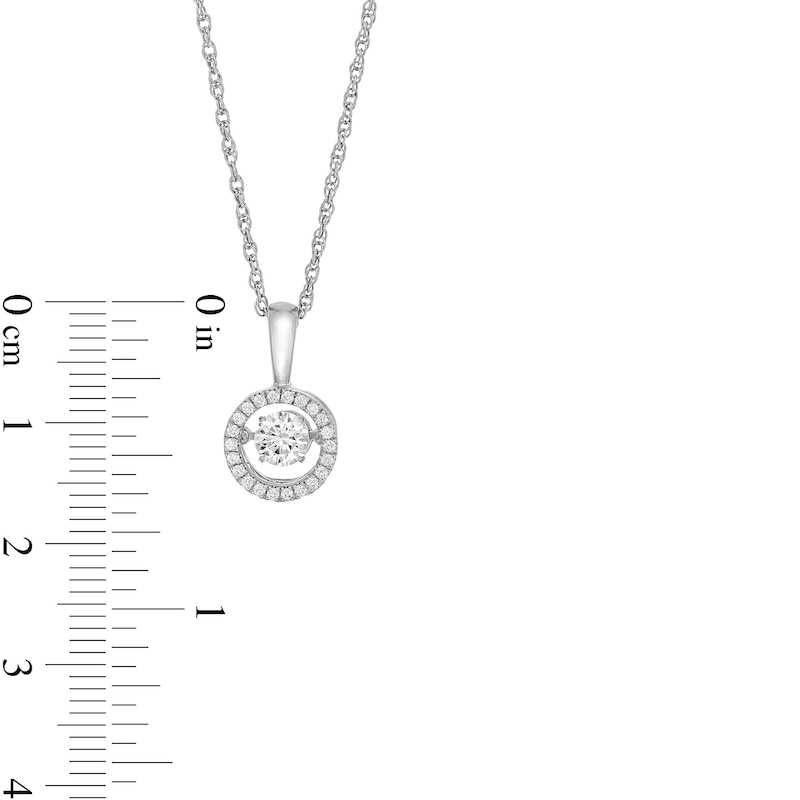 Main Image 2 of 1/2 CT. T.W. Certified Lab-Grown Diamond Open Frame Pendant in Sterling Silver (I/SI2)