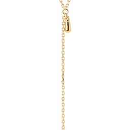 PDPAOLA™ at Zales Teardrop Charm "Y" Necklace in Sterling Silver with 18K Gold Plate - 19.5"
