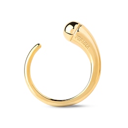 PDPAOLA™ at Zales Graduated Open Shank Ring in Sterling Silver with 18K Gold Plate