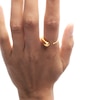 Thumbnail Image 2 of PDPAOLA™ at Zales Graduated Open Shank Ring in Sterling Silver with 18K Gold Plate