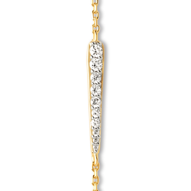 Main Image 4 of PDPAOLA™ at Zales Cubic Zirconia Graduated Bracelet in Sterling Silver with 18K Gold Plate