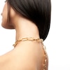 Thumbnail Image 3 of PDPAOLA™ at Zales 23.0mm Oval Loop Link Necklace in Brass with 18K Gold Plate - 20"