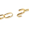 Thumbnail Image 4 of PDPAOLA™ at Zales 23.0mm Oval Loop Link Necklace in Brass with 18K Gold Plate - 20"