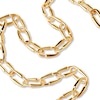 Thumbnail Image 5 of PDPAOLA™ at Zales 23.0mm Oval Loop Link Necklace in Brass with 18K Gold Plate - 20"