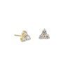 Thumbnail Image 1 of 1 CT. T.W. Certified Lab-Grown Diamond Trio Stud Earrings in 14K Gold (F/SI2)