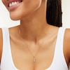 Thumbnail Image 2 of 1/3 CT. T.W. Certified Lab-Grown Diamond Five Stone Vertical Bar Pendant in 14K Gold (F/SI2)