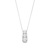 Thumbnail Image 1 of 2 CT. T.W. Lab-Grown Diamond Graduated Three Stone Drop Pendant in 14K White Gold (F/SI2)