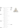 Thumbnail Image 3 of 3/4 CT. T.W. Certified Lab-Grown Diamond Trio Stud Earrings in 14K Gold (F/SI2)