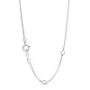 Thumbnail Image 3 of 1 CT. T.W. Certified Lab-Grown Diamond Scallop Open Heart Pendant in 14K White Gold (F/SI2)