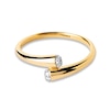 Thumbnail Image 2 of PDPAOLA™ at Zales 1/10 CT. T.W. Lab-Grown Multi-Diamond Bypass Ring in 18K Gold