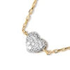 Thumbnail Image 5 of PDPAOLA™ at Zales 1/10 CT. T.W. Lab-Grown Multi-Diamond Heart Bracelet in 18K Gold