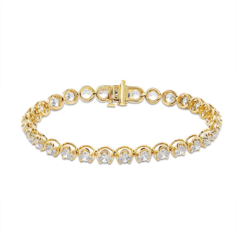Main Image 1 of 10 CT. T.W. Certified Lab-Grown Diamond Tennis Bracelet in 10K Gold (I/SI2) - 7.25”
