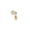 Thumbnail Image 5 of PDPAOLA™ at Zales Lab-Grown Diamond Accent Single Teardrop Earring in 18K Gold