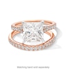 Thumbnail Image 4 of 4-1/2 CT. T.W. Princess-Cut Certified Lab-Grown Diamond Split Shank Engagement Ring in 14K Rose Gold (F/SI2)