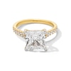 Thumbnail Image 1 of 4-1/2 CT. T.W. Princess-Cut Certified Lab-Grown Diamond Split Shank Engagement Ring in 14K Gold (F/SI2)