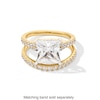 Thumbnail Image 4 of 4-1/2 CT. T.W. Princess-Cut Certified Lab-Grown Diamond Split Shank Engagement Ring in 14K Gold (F/SI2)